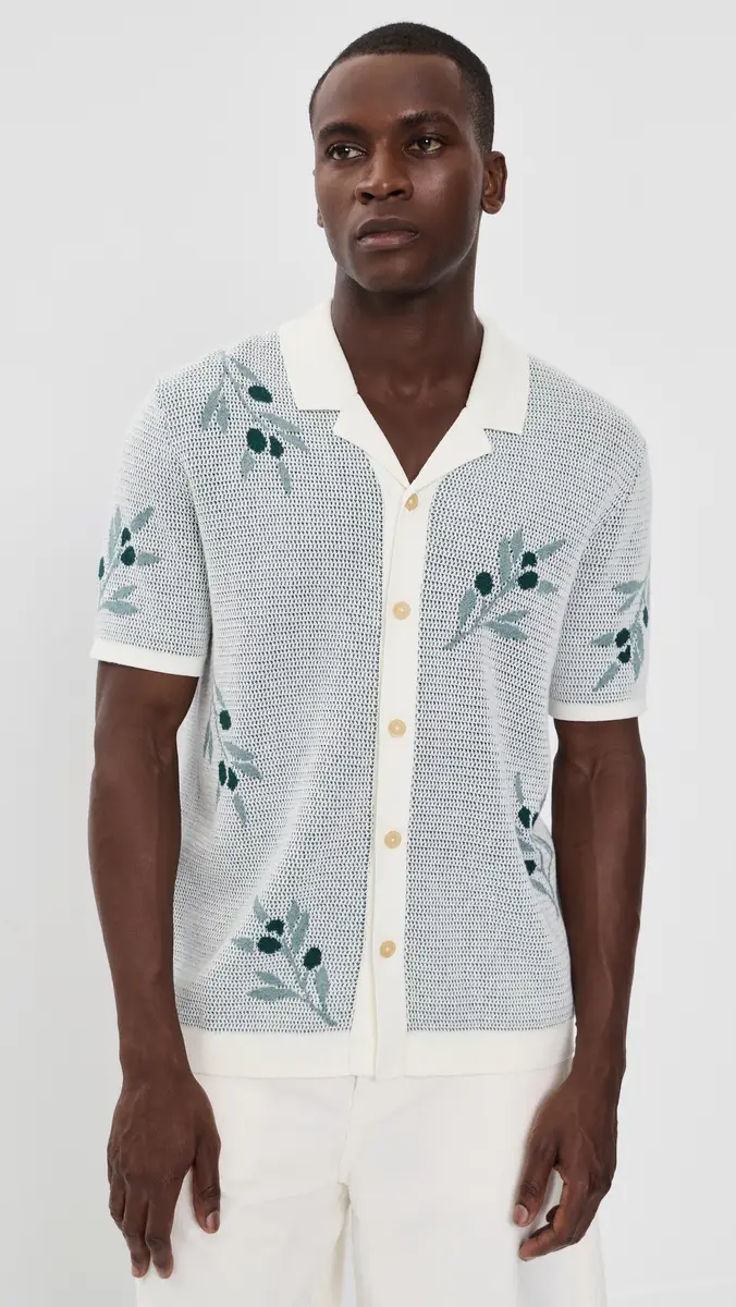 Marine Layer Asher Sweater Resort Shirt | Thumbnail 2 Marine Layer Asher Sweater Resort Shirt | Thumbnail 2