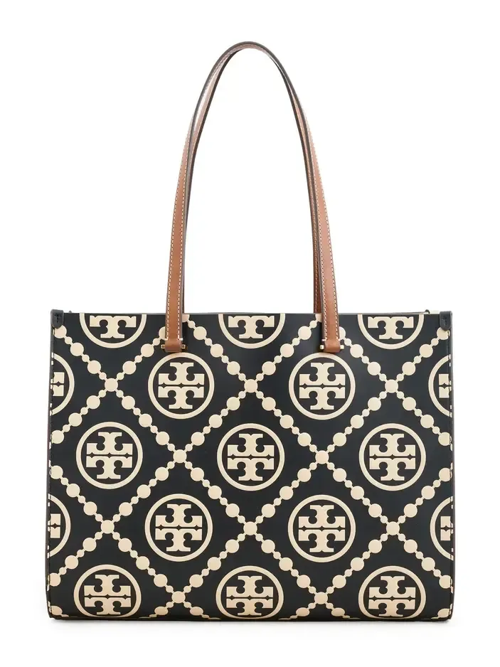 Tory Burch T Monogram Contrast Embossed Tote