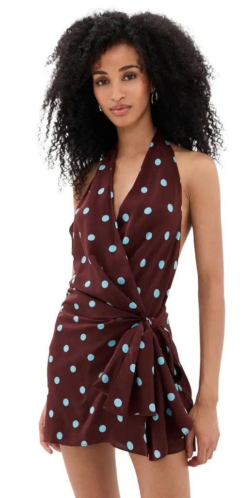 Bec & Bridge Mathilde Halter Mini Dress