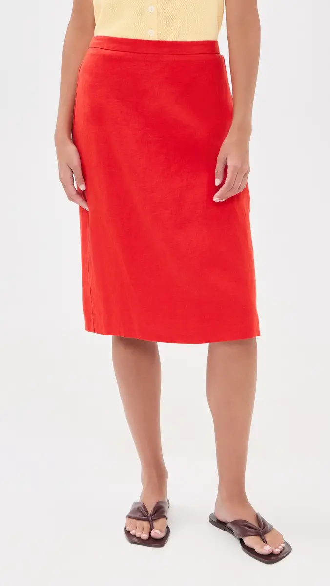 Alex Mill Maya Linen Pencil Skirt | Thumbnail 2