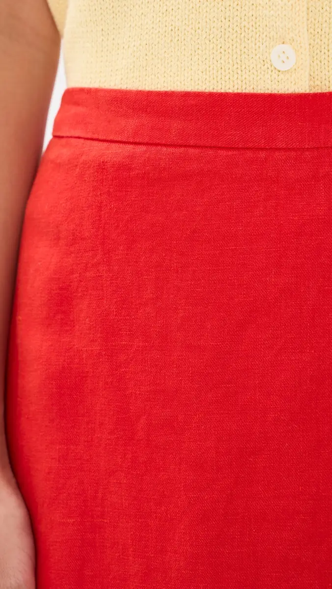 Alex Mill Maya Linen Pencil Skirt | Thumbnail 6