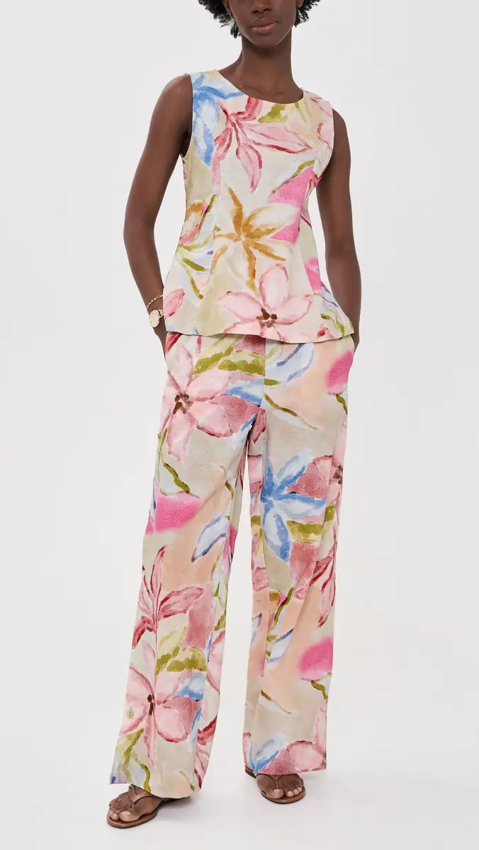 Little Lies Gardenia Linen Pants | Thumbnail 5 Little Lies Gardenia Linen Pants | Thumbnail 5