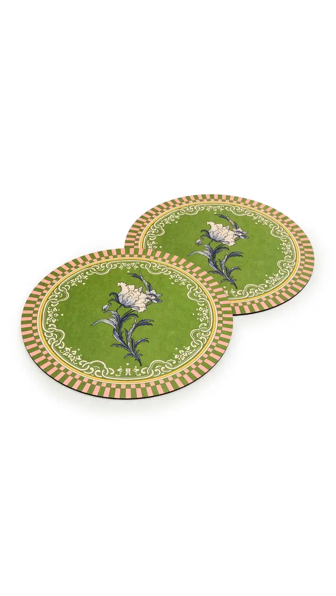 La DoubleJ Set of 2 Disk Placemats | Thumbnail 5