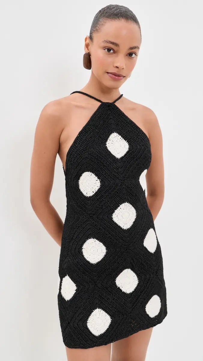 SIMONMILLER Kit Crochet Mini Dress | Thumbnail 2 SIMONMILLER Kit Crochet Mini Dress | Thumbnail 2