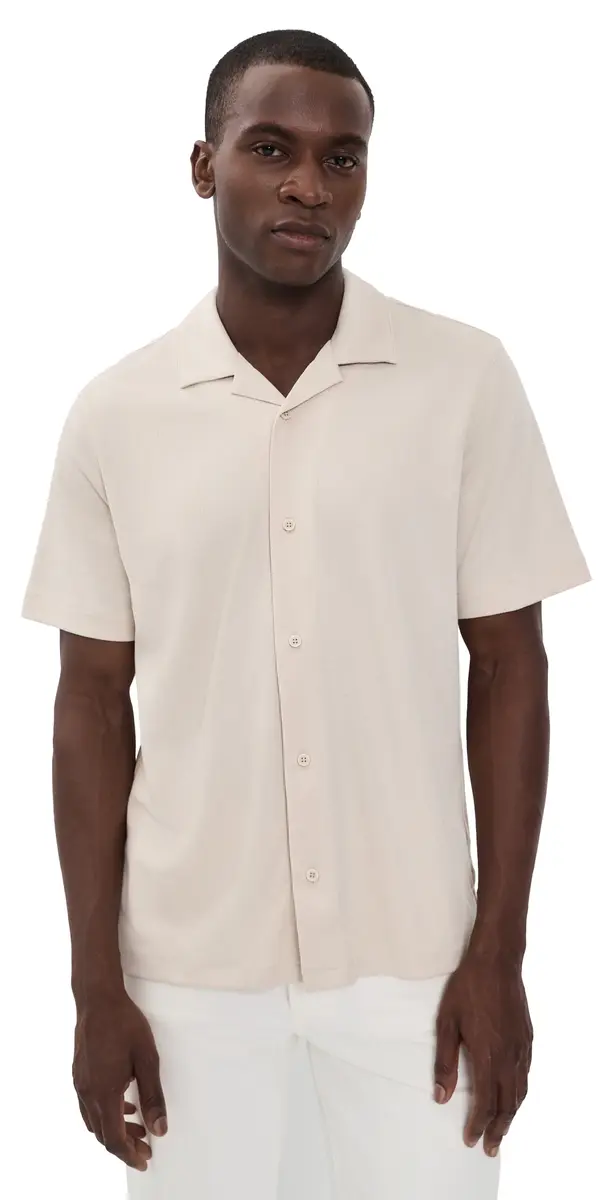 Rhone Palms Camp Shirt Bone | Image 1 Rhone Palms Camp Shirt Bone | Image 1