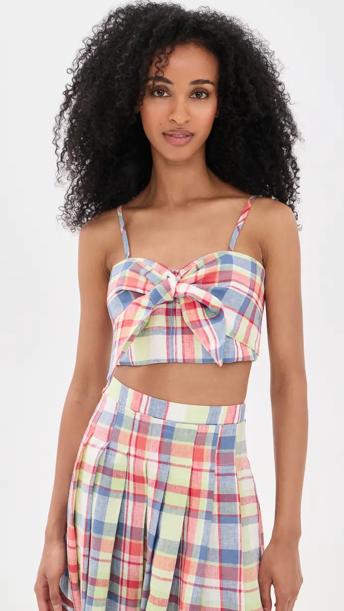 HUNTER BELL Pearl Linen Top | Thumbnail 2 HUNTER BELL Pearl Linen Top | Thumbnail 2