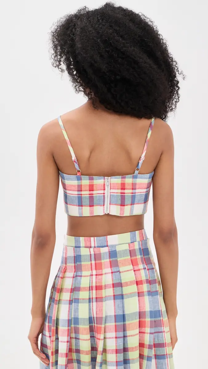 HUNTER BELL Pearl Linen Top | Thumbnail 3 HUNTER BELL Pearl Linen Top | Thumbnail 3