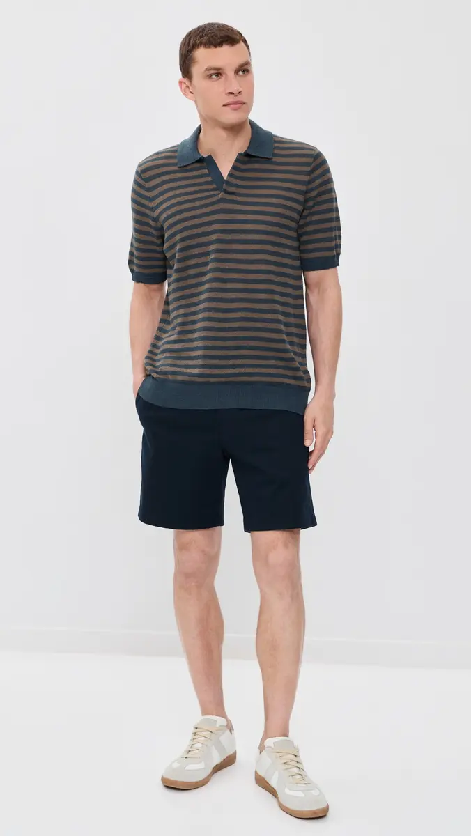 Faherty Linen Sweater Polo Top | Thumbnail 5
