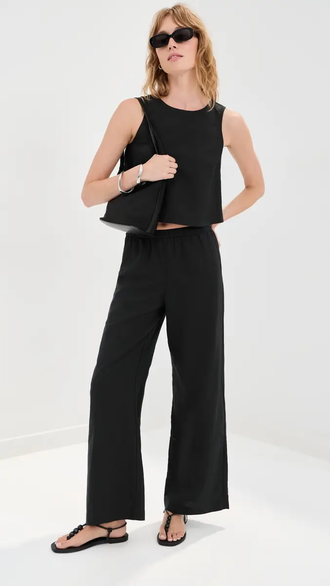 LE BOP Margot Linen Cropped Blouse | Thumbnail 6 LE BOP Margot Linen Cropped Blouse | Thumbnail 6