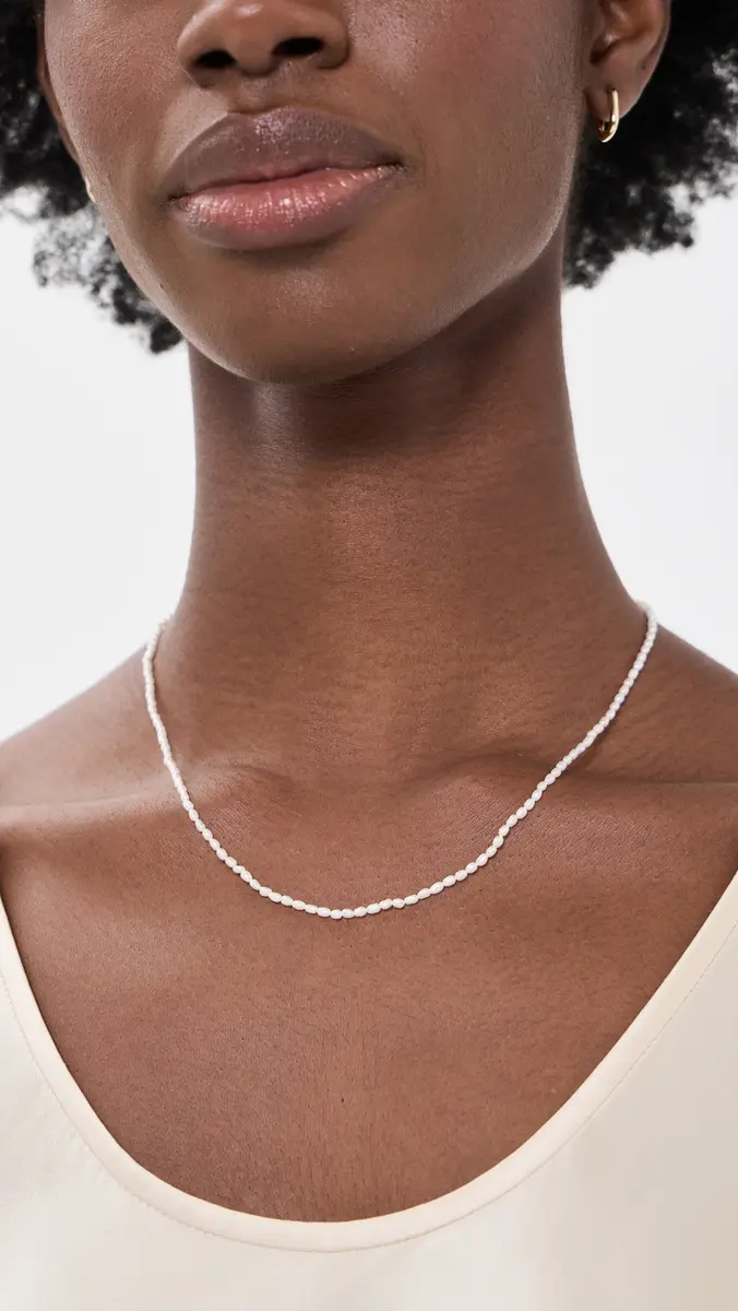 Ariel Gordon Jewelry Petite Pearl Beaded Necklace | Thumbnail 3