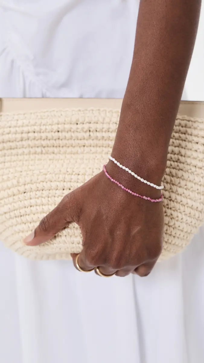 Ariel Gordon Jewelry Petite Pink Tourmaline Beaded Bracelet | Thumbnail 3 Ariel Gordon Jewelry Petite Pink Tourmaline Beaded Bracelet | Thumbnail 3