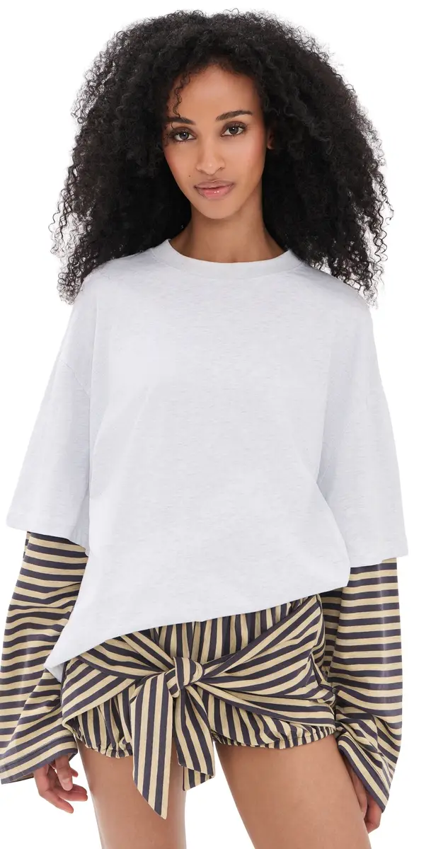 Lioness Bottega Shirt Beige tripe | Image 1 Lioness Bottega Shirt Beige tripe | Image 1