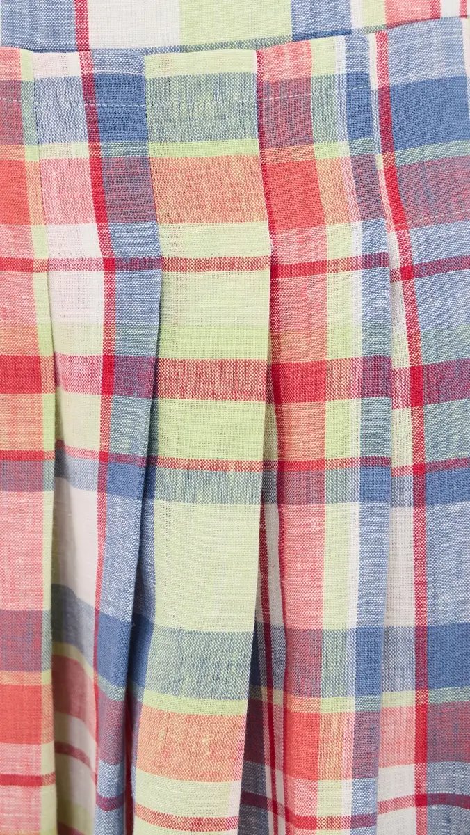HUNTER BELL Maison Linen Skirt | Thumbnail 6