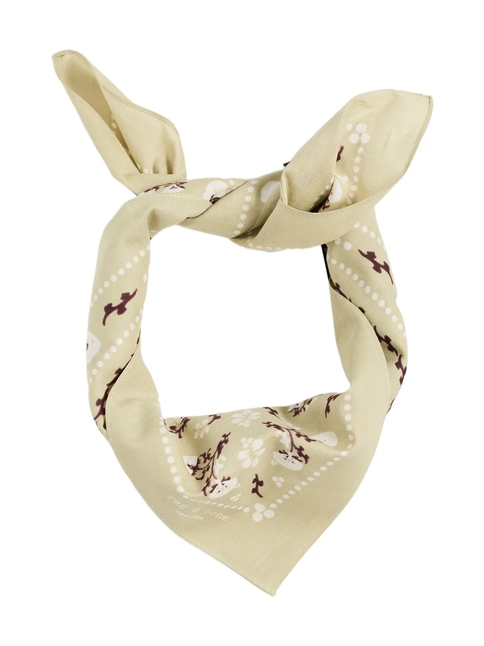 rag & bone Floral Western Bandana Scarf