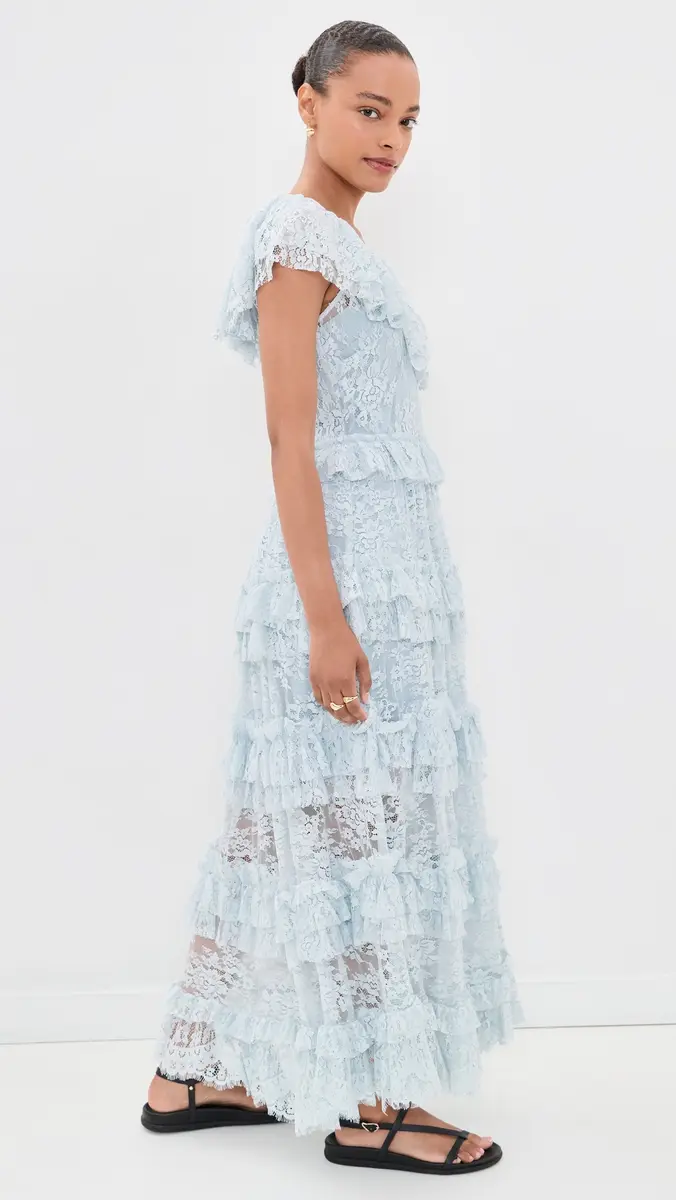 Sea Sharleen Lace V Neck Dress | Thumbnail 4 Sea Sharleen Lace V Neck Dress | Thumbnail 4