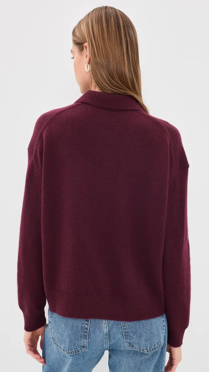 Anine Bing Lee Polo Sweater | Thumbnail 3 Anine Bing Lee Polo Sweater | Thumbnail 3
