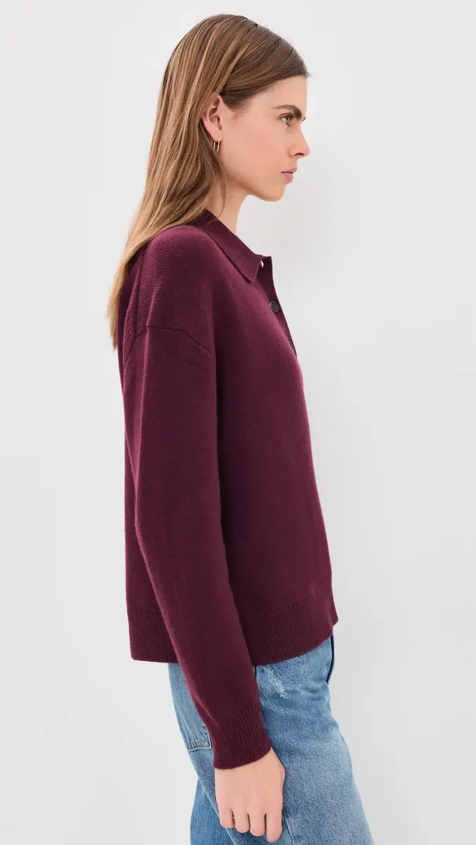 Anine Bing Lee Polo Sweater | Thumbnail 4 Anine Bing Lee Polo Sweater | Thumbnail 4