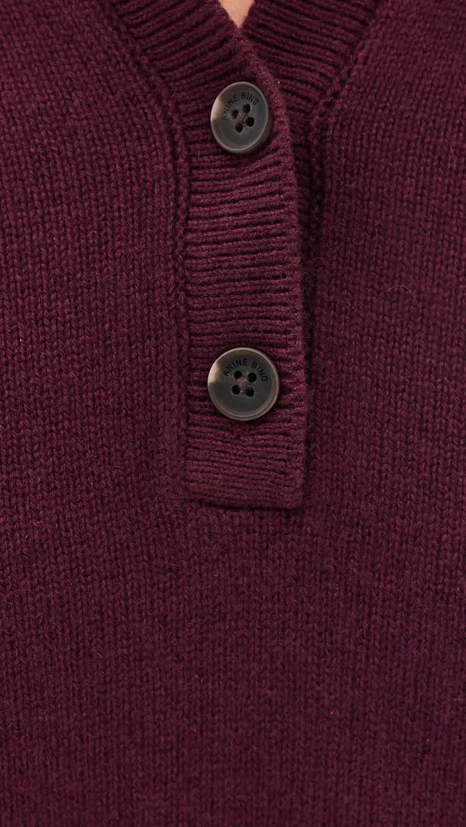 Anine Bing Lee Polo Sweater | Thumbnail 6 Anine Bing Lee Polo Sweater | Thumbnail 6