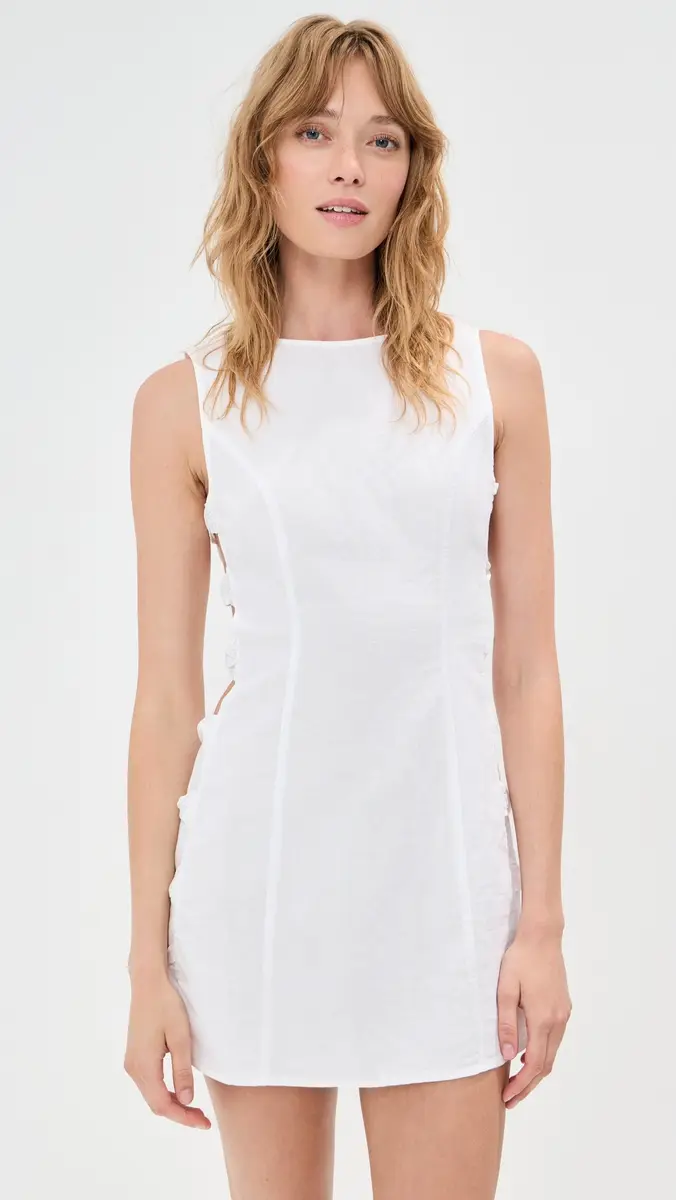 LE BOP Jane Linen Mini Dress | Thumbnail 3 LE BOP Jane Linen Mini Dress | Thumbnail 3