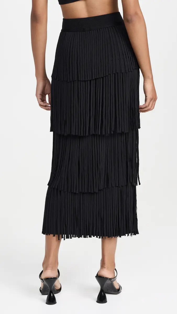 SIMONMILLER Za Za Knit Fringe Skirt | Thumbnail 3 SIMONMILLER Za Za Knit Fringe Skirt | Thumbnail 3