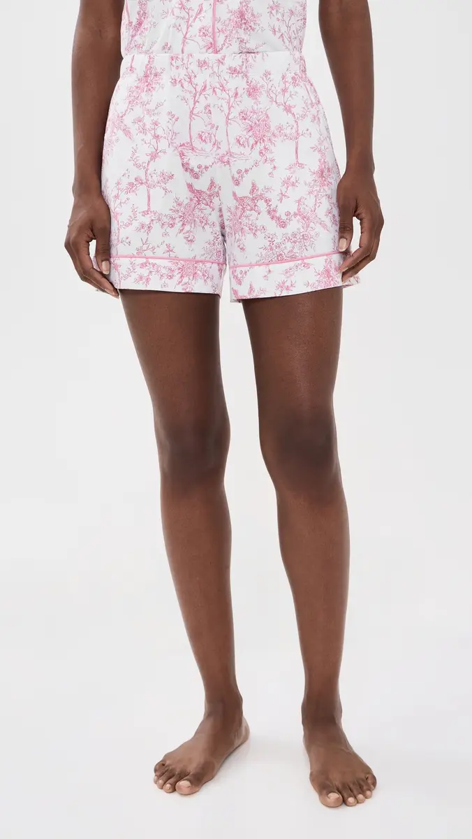 Petite Plume Pima Short Sleeve Sleep Set | Thumbnail 5 Petite Plume Pima Short Sleeve Sleep Set | Thumbnail 5