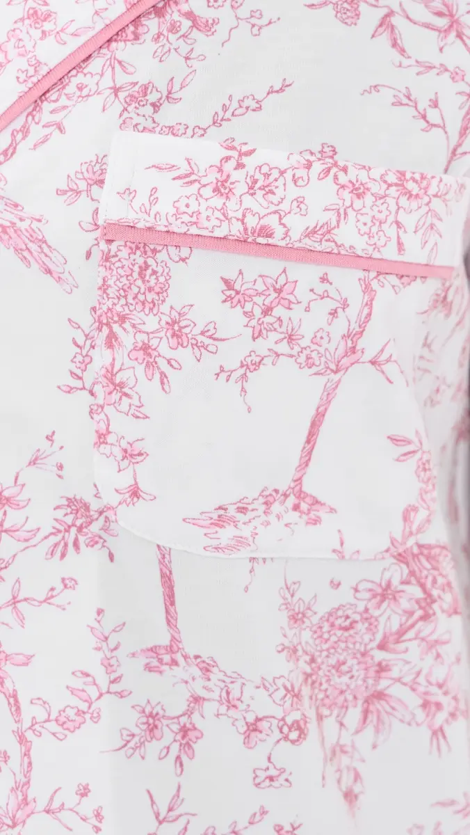 Petite Plume Pima Short Sleeve Sleep Set | Thumbnail 6 Petite Plume Pima Short Sleeve Sleep Set | Thumbnail 6
