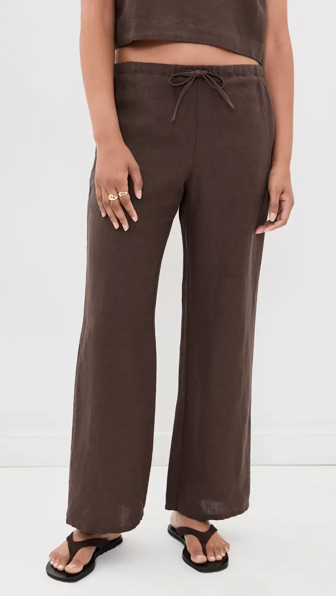 Marine Layer Perfect Linen Drawstring Pants | Thumbnail 2 Marine Layer Perfect Linen Drawstring Pants | Thumbnail 2