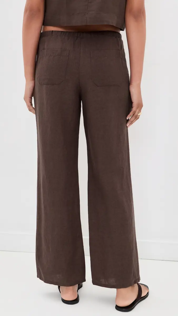 Marine Layer Perfect Linen Drawstring Pants | Thumbnail 3 Marine Layer Perfect Linen Drawstring Pants | Thumbnail 3