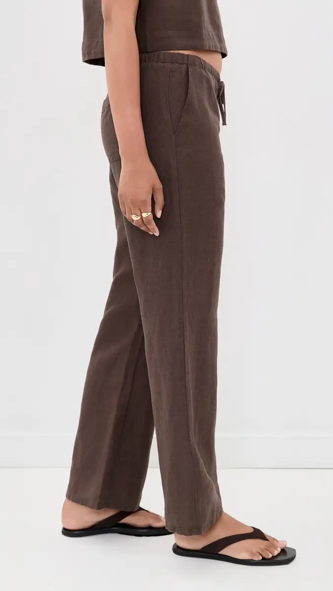 Marine Layer Perfect Linen Drawstring Pants | Thumbnail 4 Marine Layer Perfect Linen Drawstring Pants | Thumbnail 4