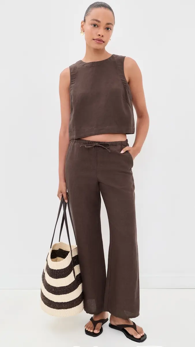 Marine Layer Perfect Linen Drawstring Pants | Thumbnail 5 Marine Layer Perfect Linen Drawstring Pants | Thumbnail 5