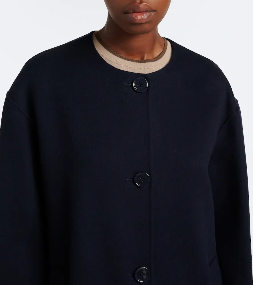 'S Max Mara 'S Max Mara Scarf-detail virgin wool coat | Thumbnail 3 'S Max Mara 'S Max Mara Scarf-detail virgin wool coat | Thumbnail 3
