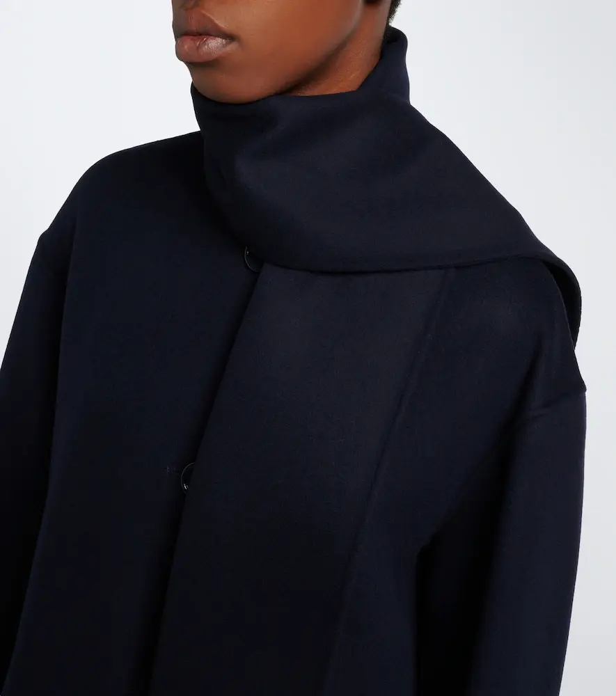 'S Max Mara 'S Max Mara Scarf-detail virgin wool coat | Thumbnail 4 'S Max Mara 'S Max Mara Scarf-detail virgin wool coat | Thumbnail 4