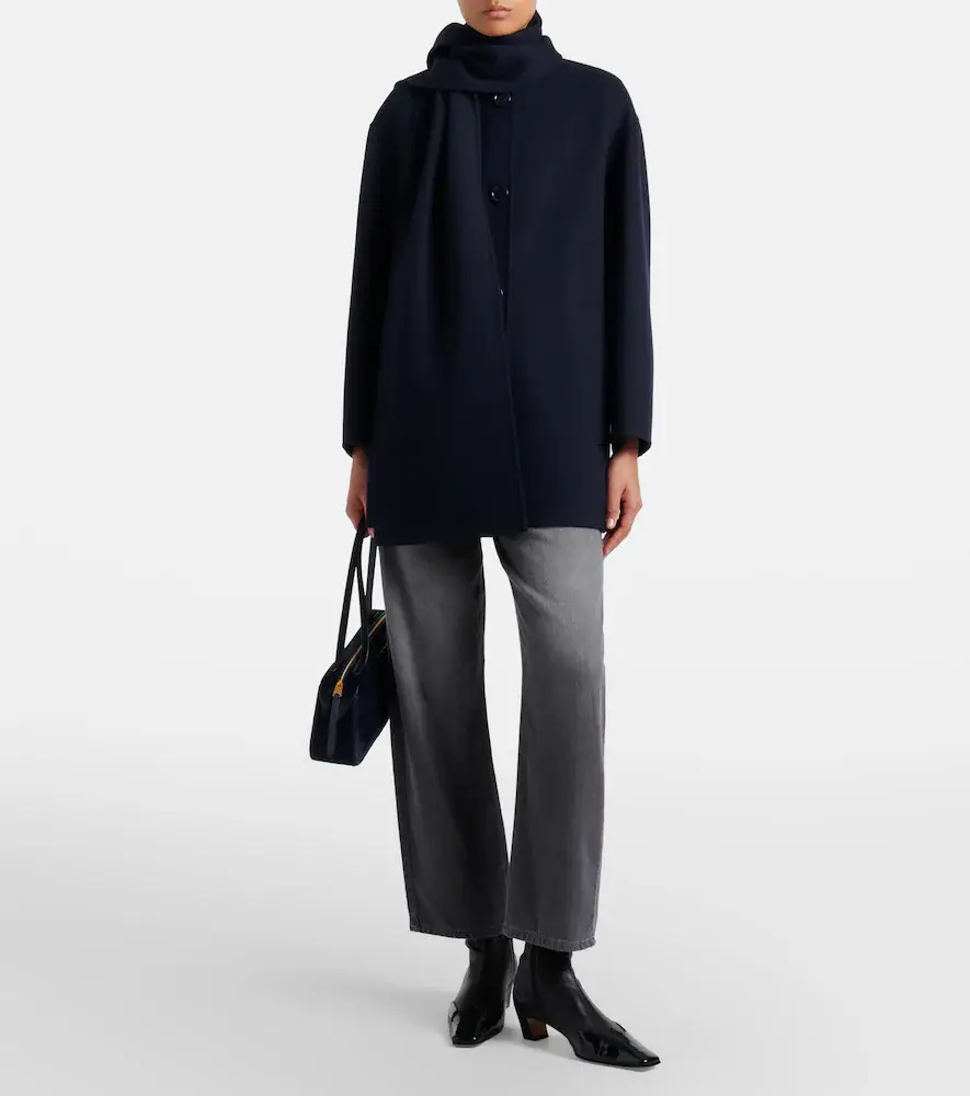 'S Max Mara 'S Max Mara Scarf-detail virgin wool coat | Thumbnail 5 'S Max Mara 'S Max Mara Scarf-detail virgin wool coat | Thumbnail 5