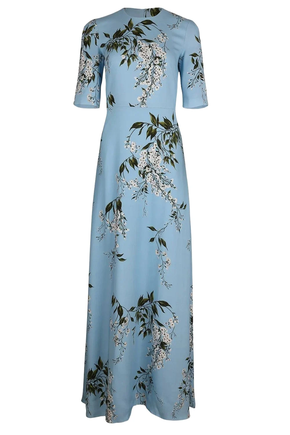 Short Sleeve Floral Gown Short Sleeve Floral Gown