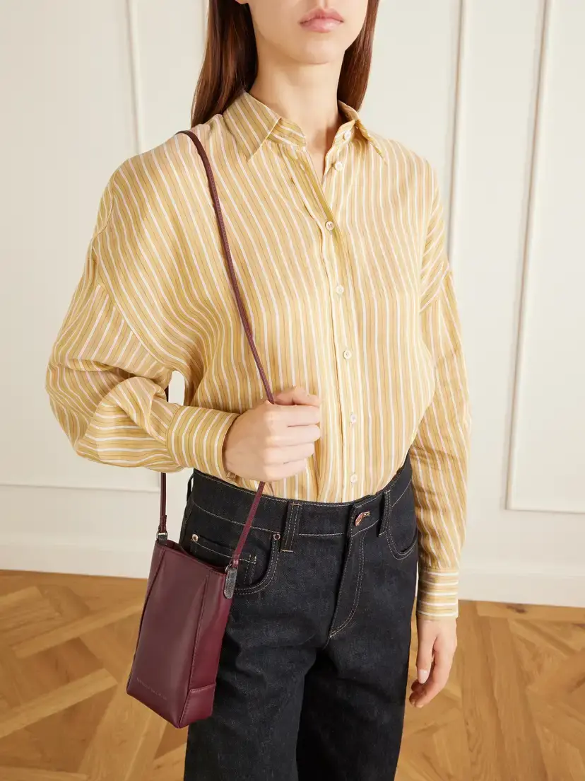 Brunello Cucinelli Bead-embellished Leather Pouch | Thumbnail 2