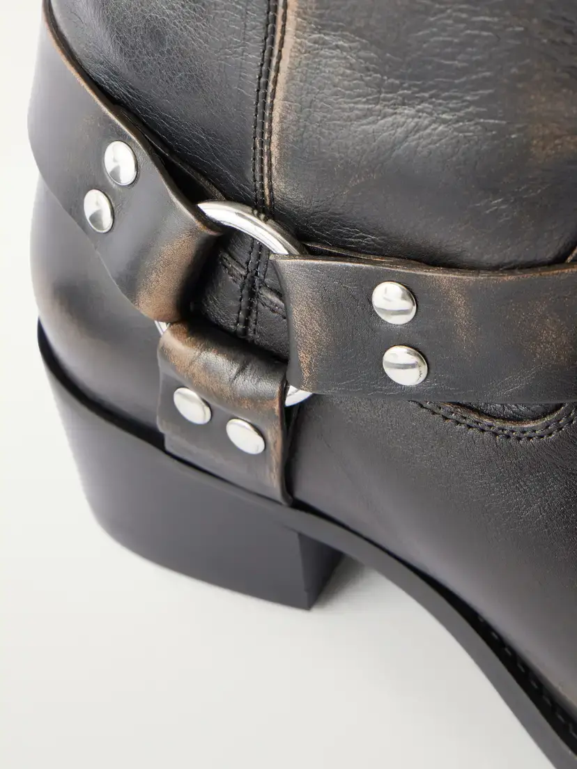 Paris Texas Roxy 45 Studded Leather Knee Boots | Thumbnail 5