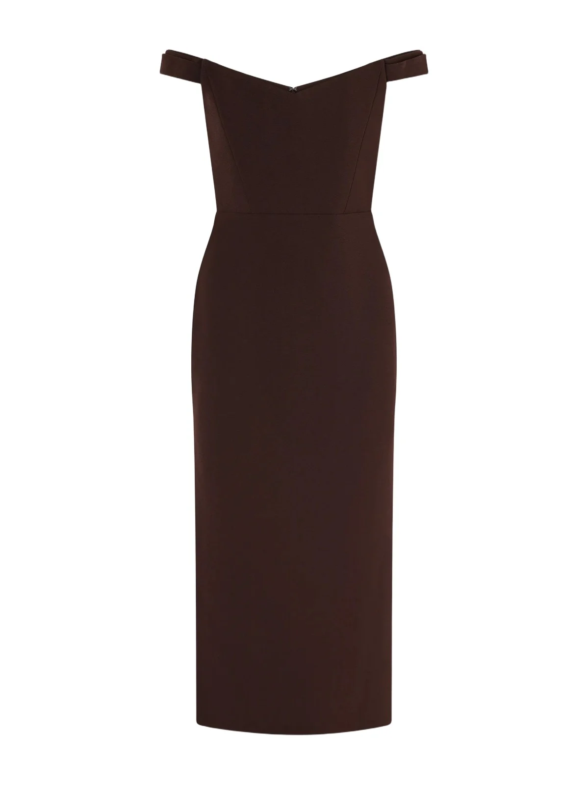 Off-the-shoulder Crepe Midi Dress Off-the-shoulder Crepe Midi Dress