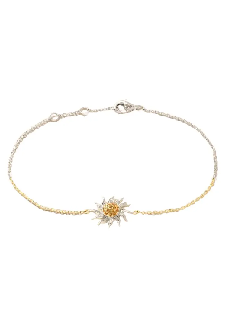 Yvonne Léon Soleil 18-karat Yellow And White Gold, Citrine And Diamond Bracelet | Image 1 Yvonne Léon Soleil 18-karat Yellow And White Gold, Citrine And Diamond Bracelet | Image 1