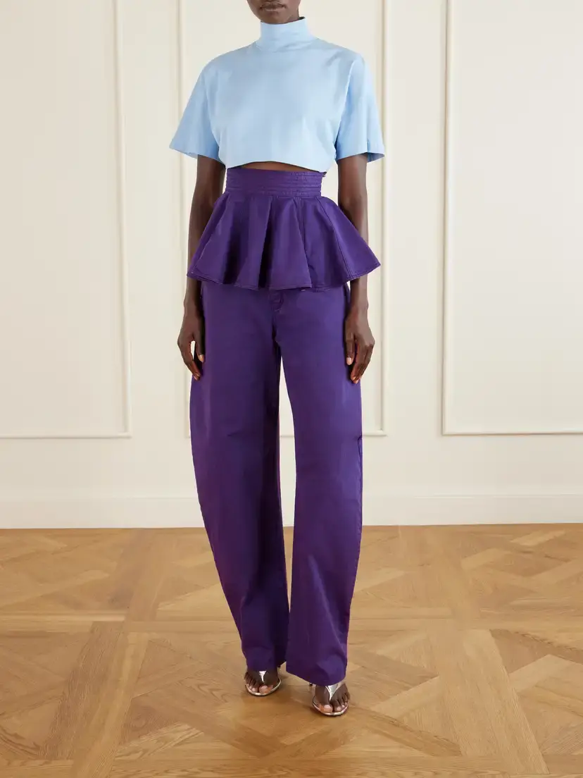 Alaïa Mid-rise Wide-leg Jeans | Thumbnail 2