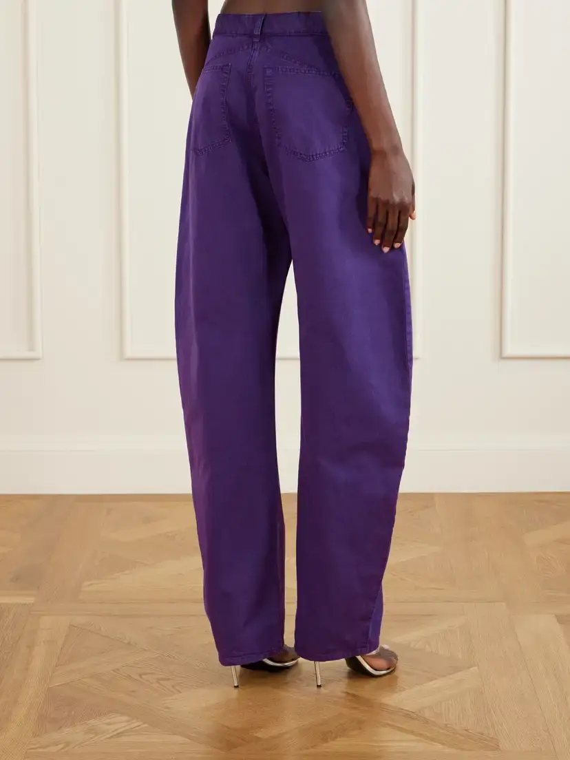 Alaïa Mid-rise Wide-leg Jeans | Thumbnail 4