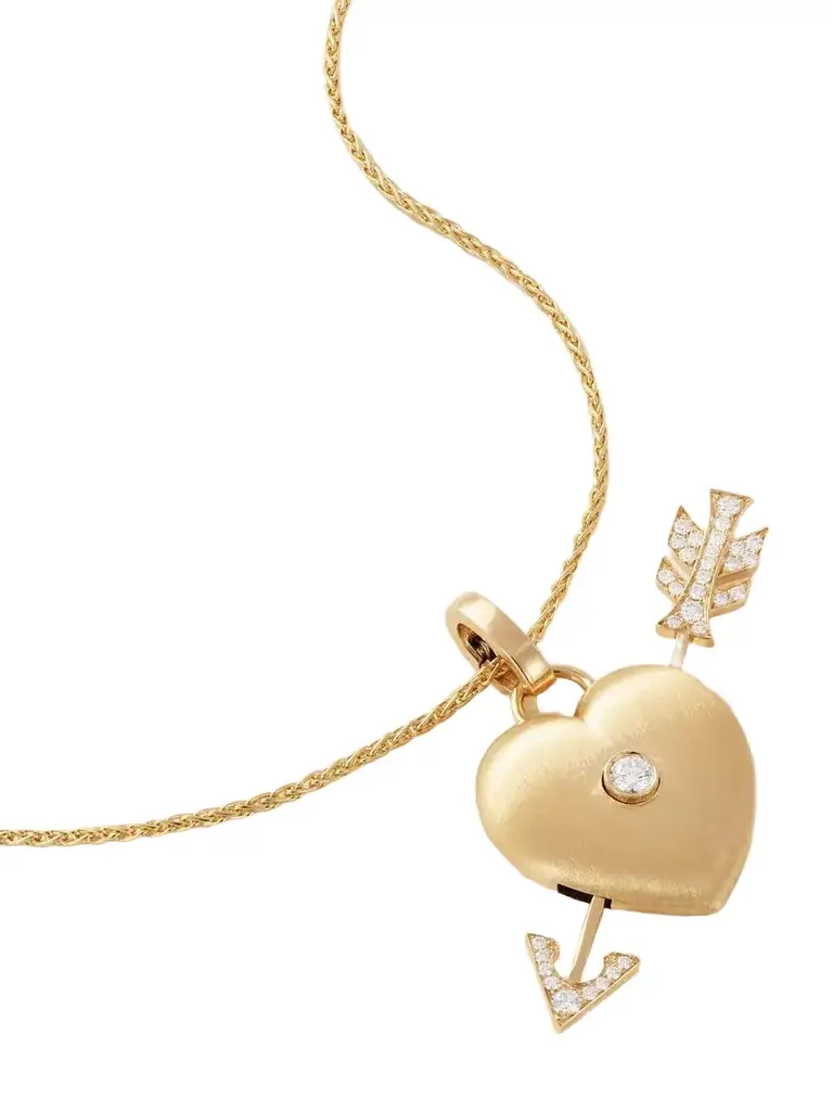 Marie Lichtenberg Cœur Percé 18-karat Gold And Diamond Pendant Necklace | Image 1 Marie Lichtenberg Cœur Percé 18-karat Gold And Diamond Pendant Necklace | Image 1