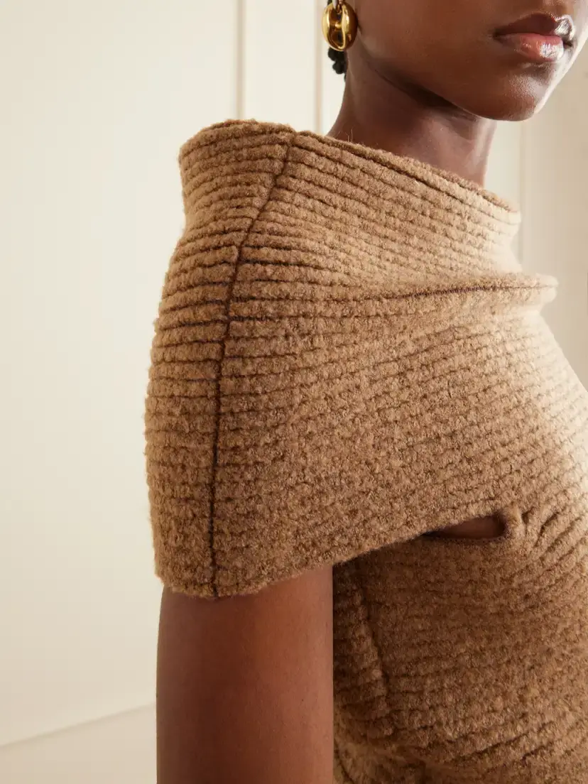 Magda Butrym Knitted Jersey Midi Dress | Thumbnail 4 Magda Butrym Knitted Jersey Midi Dress | Thumbnail 4