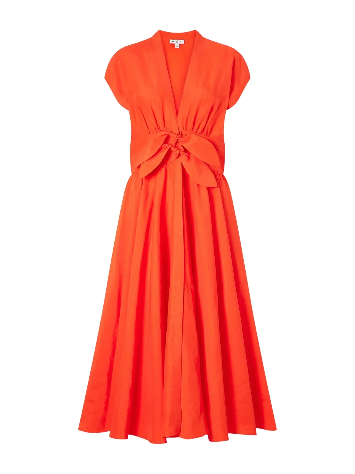 Knotted Woven Midi Dress Knotted Woven Midi Dress