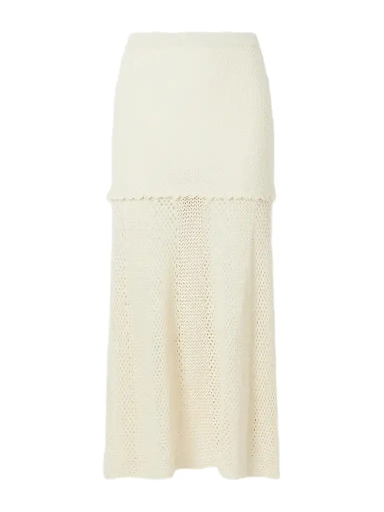ESCVDO Mural Crocheted Cotton Midi Skirt | Image 1 ESCVDO Mural Crocheted Cotton Midi Skirt | Image 1