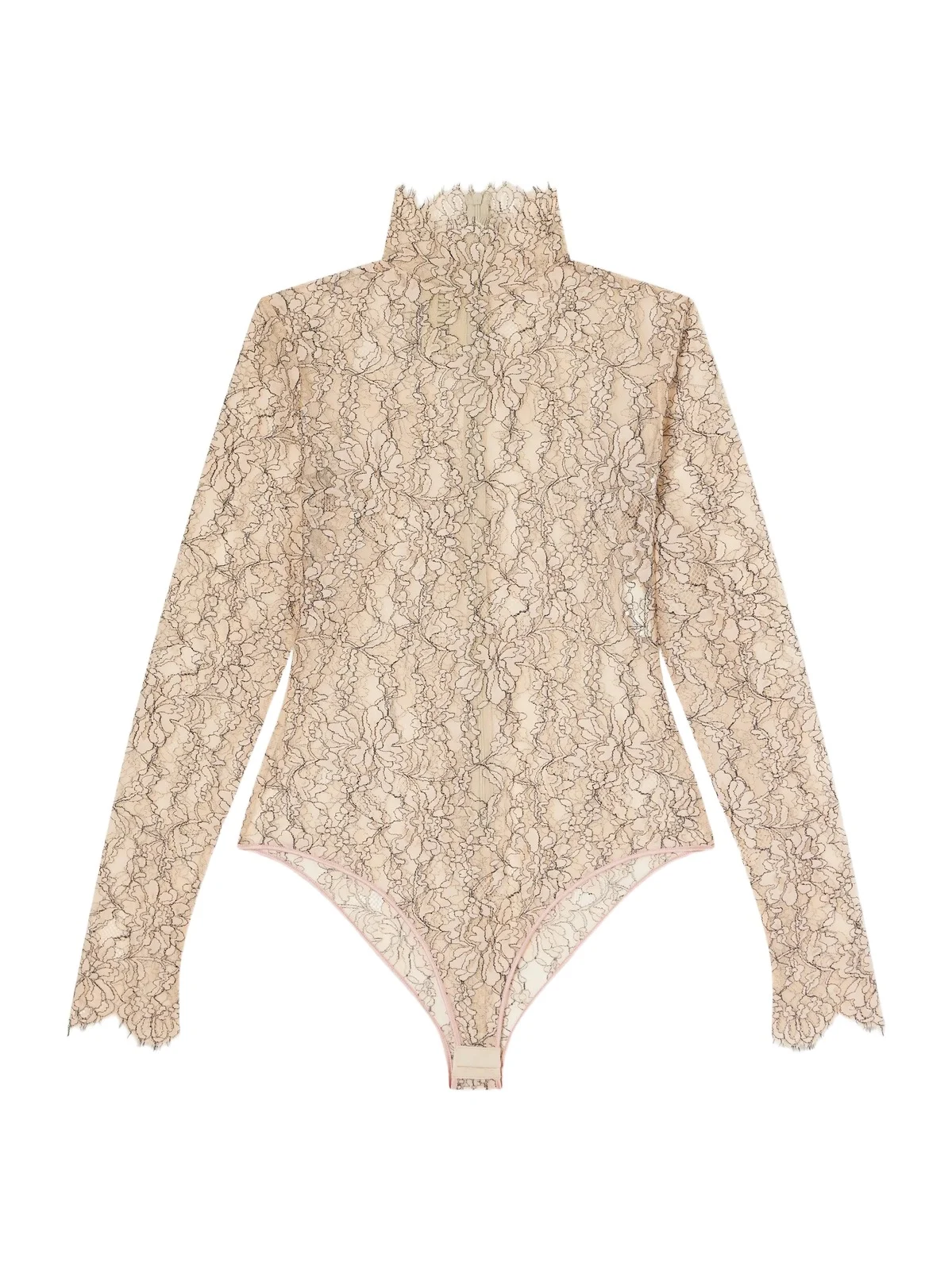 Scalloped Lace-jersey Bodysuit Scalloped Lace-jersey Bodysuit