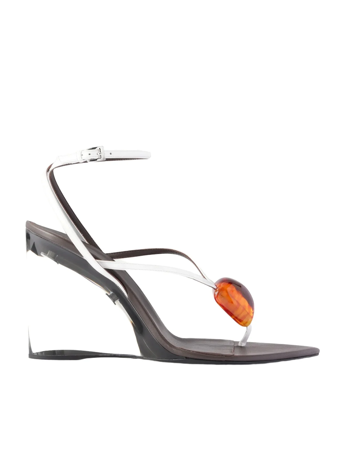 Invisible 90 Embellished Leather Sandals Invisible 90 Embellished Leather Sandals