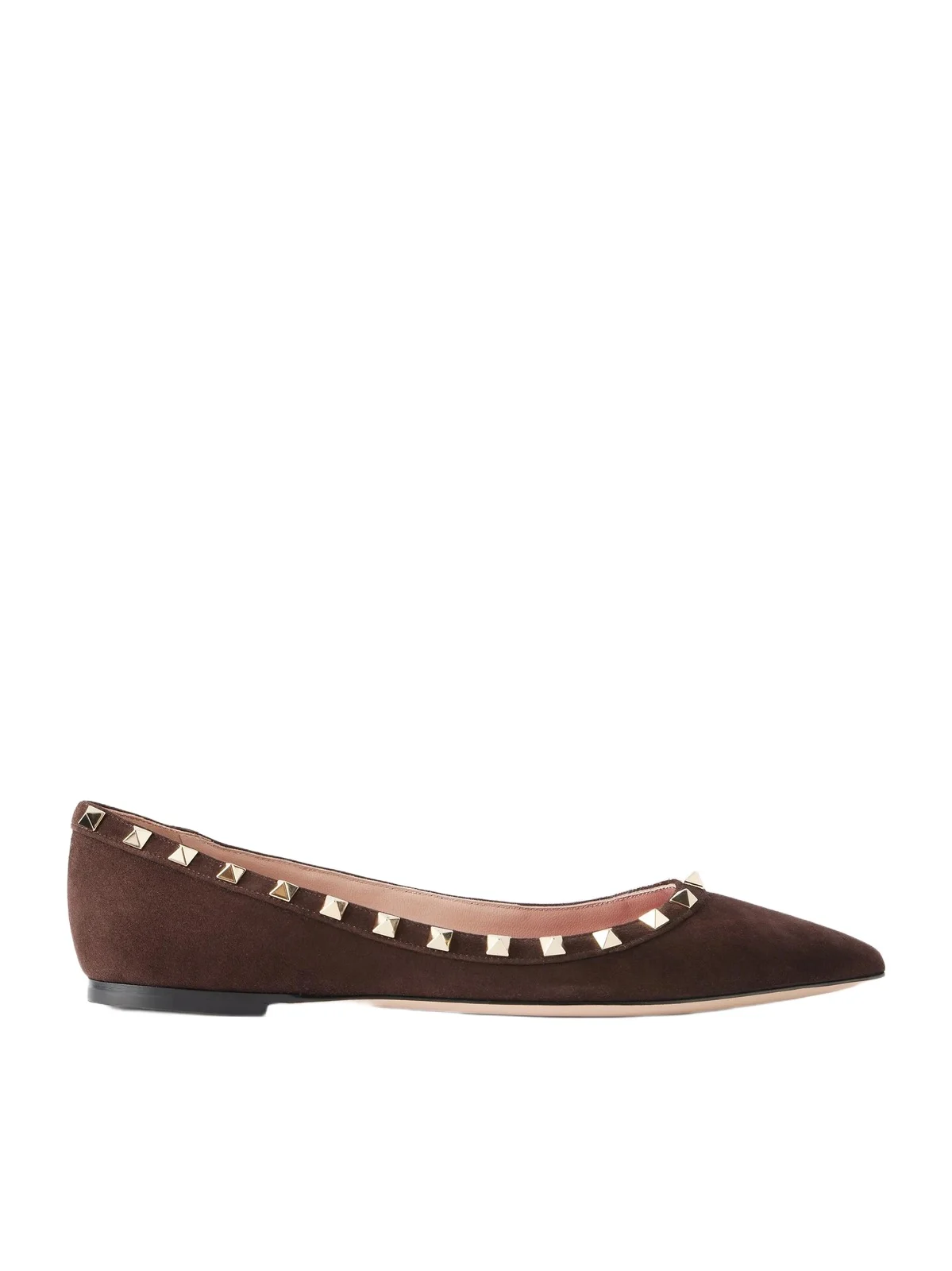 Rockstud Suede Ballet Flats Rockstud Suede Ballet Flats