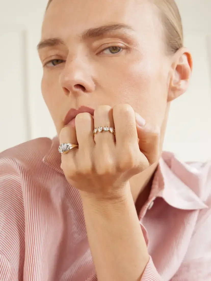Yvonne Léon 18-karat Gold Diamond Ring | Thumbnail 4 Yvonne Léon 18-karat Gold Diamond Ring | Thumbnail 4