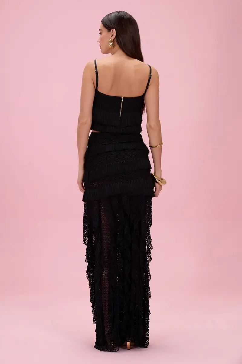 PatBo AYLA FRINGE MAXI SKIRT | Thumbnail 3 PatBo AYLA FRINGE MAXI SKIRT | Thumbnail 3