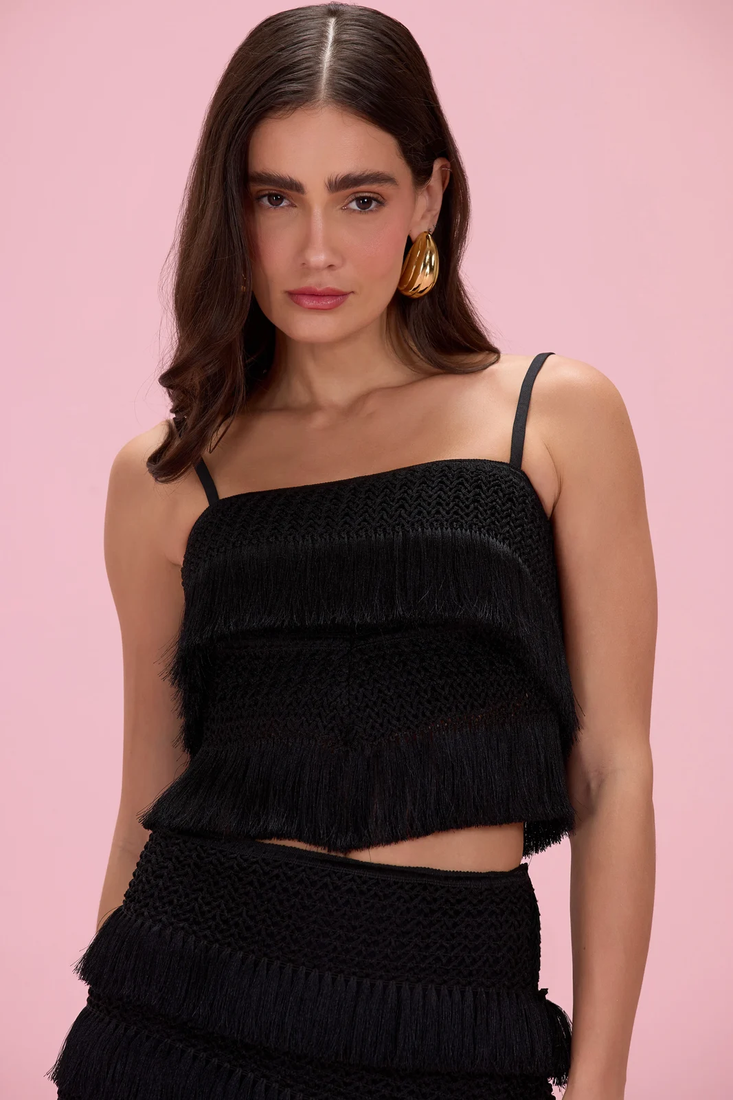PatBo AYLA FRINGE TOP